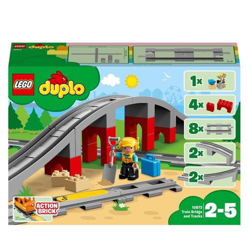 Lego Duplo - Les Rails Et Le Pont Du Train
