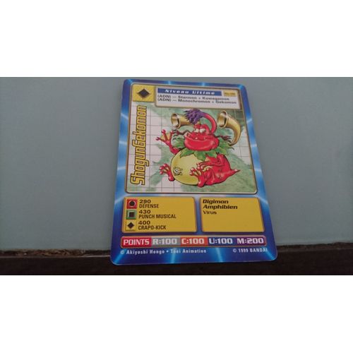 Carte Digimon Shogungekomon