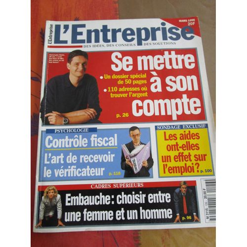 L'entreprise 126 - Se Mettre A Son Compte, Controle Fiscal, Embauche...
