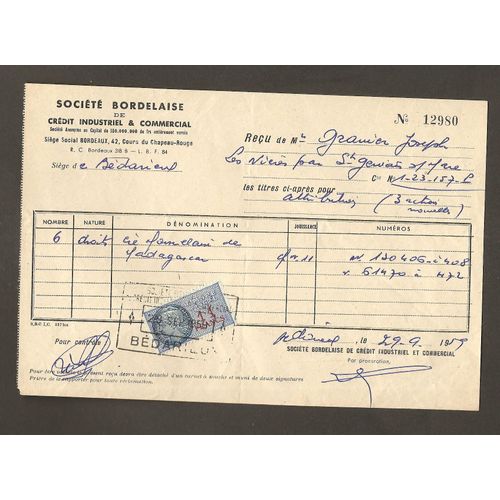 Timbres Fiscaux