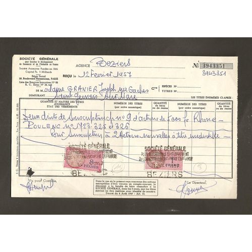 Timbres Fiscaux