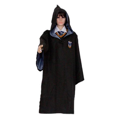 Manteau Harry Potter Serpentard Gryffondor Poufsouffle Serdaigle Poudlard Deguisement Costume Complet Carnaval Cosplay Sorcier Magicien Unisexe Homme Femme Black Sugar Bonne Qualite Rakuten