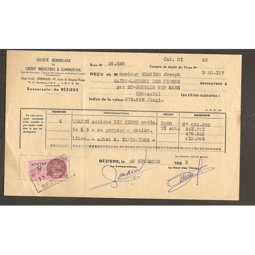 Timbres Fiscaux