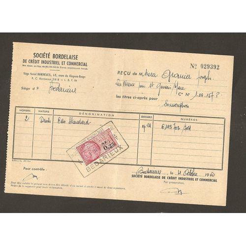 Timbres Fiscaux