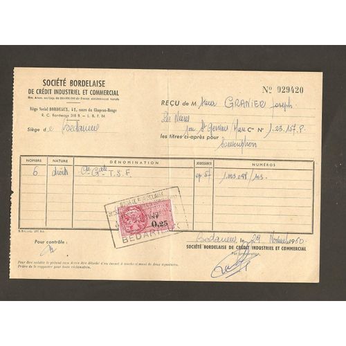 Timbres Fiscaux