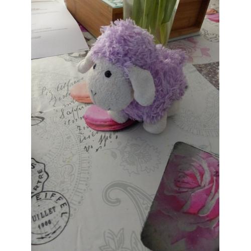 Peluche Mouton Mauve 20 Cm