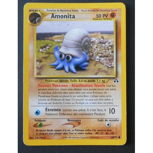 Pokemon - Amonita 60/75 - Neo Discovery - Vf
