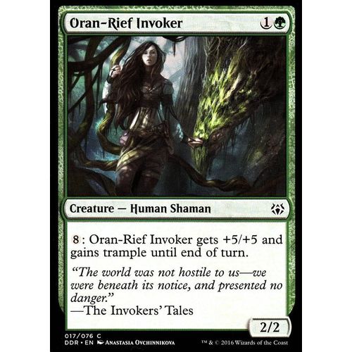 Oran- Rief Invoker (Invocatrice D'oran- Rief) - Mtg - Nissa Vs Ob Nixilis - C - Vo