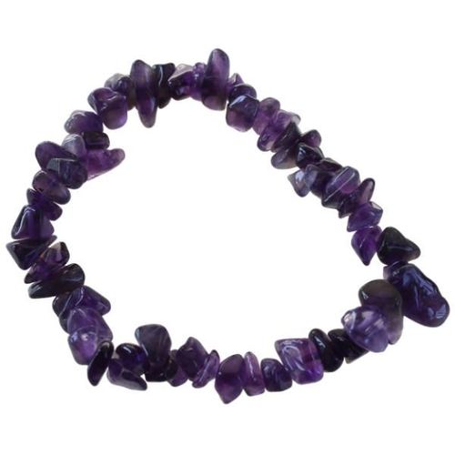Bracelet Baroque Améthyste - Lot De 5