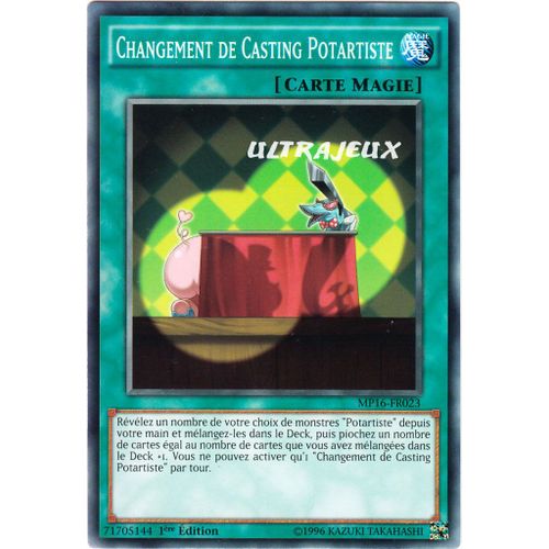 Yu-Gi-Oh! - Mp16-Fr023 - Changement De Casting Potartiste - Commune