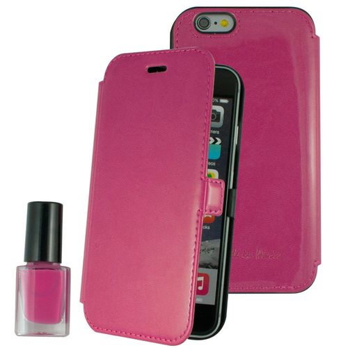 Muvit Life Pack Etui Folio Rose Et Vernis Apple Iphone 6/6s
