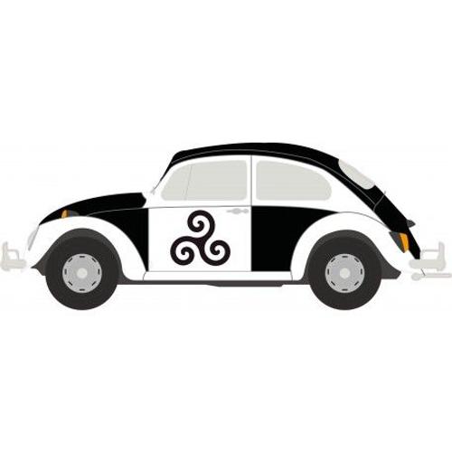 Autocollant Coccinelle Voiture Bretagne Breizh Sticker Adhesif - Taille : 12 Cm