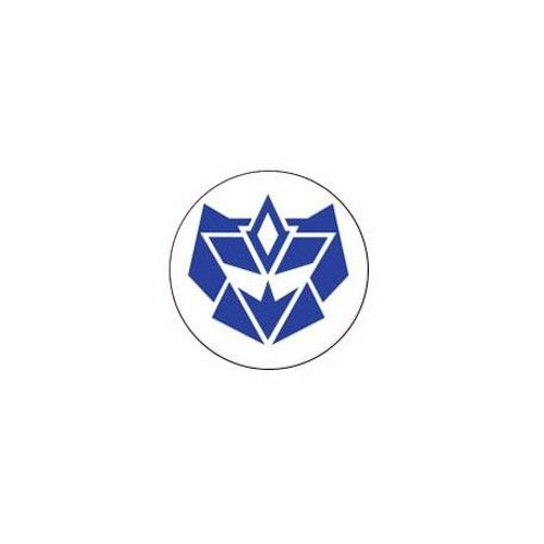 Robot Decepticons - Autocollants Stickers Caches Enjoliveurs Pour Jante Auto - Taille : 58 Mm