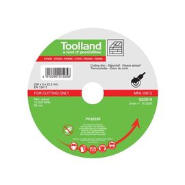 Disque Abrasif - 230 Mm - Pierre
