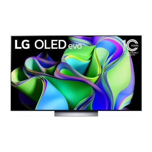 TV OLED EVO - LG - 77C3 - 77'' (195 CM) - 4K UHD 3840X2160 - SMART TV - PROCESSEUR A9 GEN6 - DOLBY ATMOS - 4XHDMI 2.1 - WIFIMI