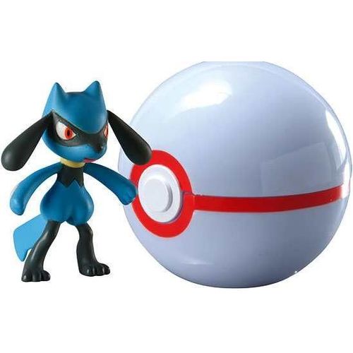 Pokemon -  Clip¿N¿Carry Poké Ball Wave D4 -  Riolu + Premier Ball