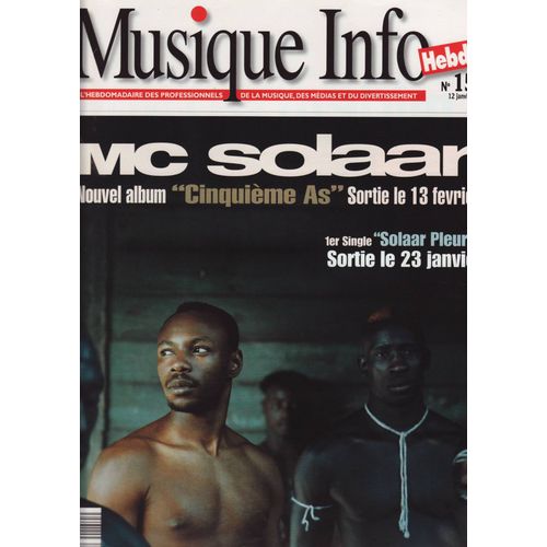 Musique Info Hebdo / 12-01-2001 N°150 : Indochine (1/2p) - Rachel Des Bois (1/2p)