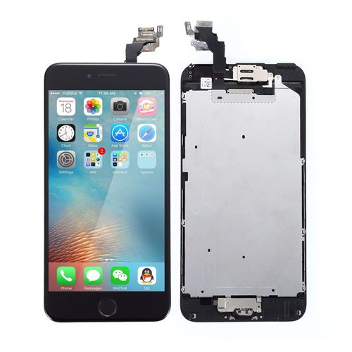 Écran Complet Lcd + Vitre Tactile Sur Châssis De Remplacement Pour Iphone 6 Plus 5.5 Pouces Noir
