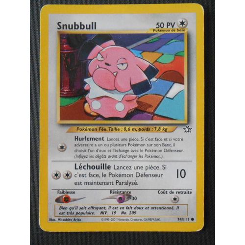 Snubbull 74/111 Set Neo Genesis Fr