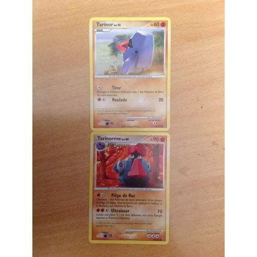 Tarinor 60pv (84/127) + Tarinorme 90pv (60/127) Pokemon 