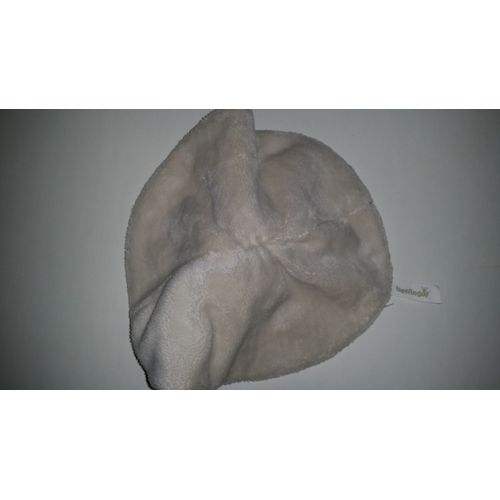 Doudou Plat Rond Cerf Renne Caribou Berlingot Crème/Écru/Beige Rayé Marron Brun Rouge Grelot Jouet Bébé Naissance Peluche Éveil Enfant Blanket Comforter Soft Toys Blankie Comforter