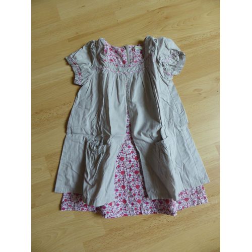 Robe Vertbaudet . Coton 4 Ans Beige
