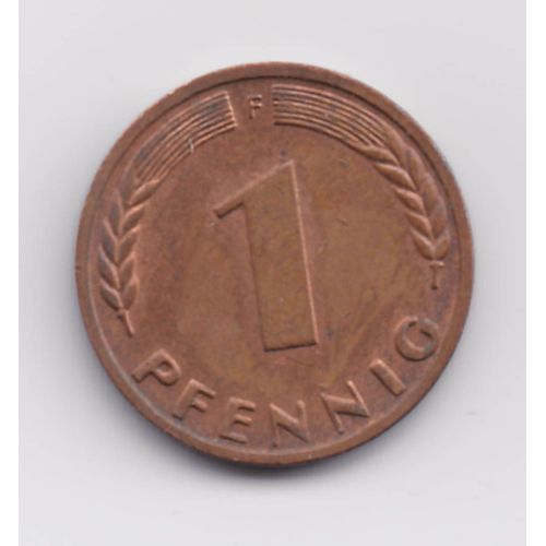 1 Pfennig 1950 Bundesrepublik Deutschland, Variante G