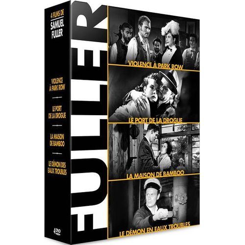 Samuel Fuller - Coffret 4 Films : Violences À Park Row + Le Port De La Drogue + La Maison De Bambou + Le Démon Des Eaux Troubles - Pack