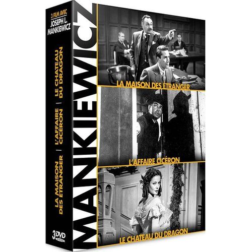 Joseph L. Mankiewicz - Coffret 3 Films : La Maison Des Étrangers + L'affaire Cicéron + Le Château Du Dragon - Pack