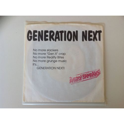 "Generation Next" 7"