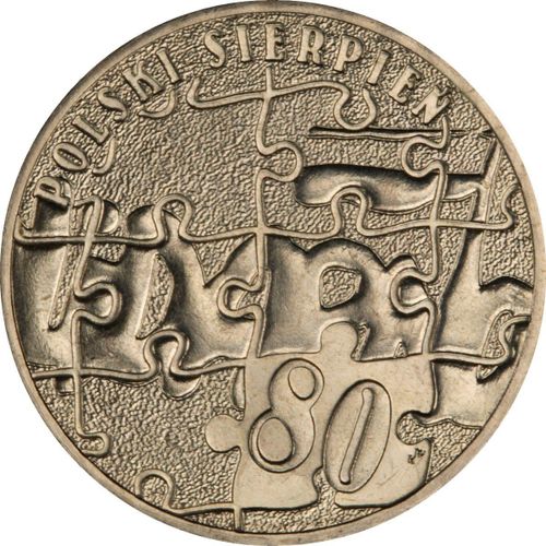 Pologne : Pièce De 2 Zlote Grèves De Gdansk D'août 1980 - 2010 - Neuve Unc Commémorative