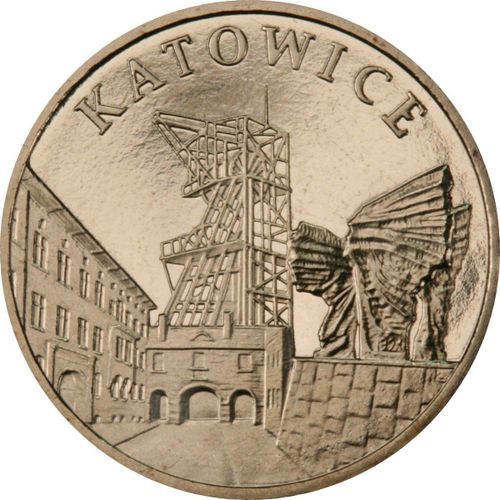 Pologne : Pièce De 2 Zlote Ville De Katowice 2010 - Neuve Unc Commémorative