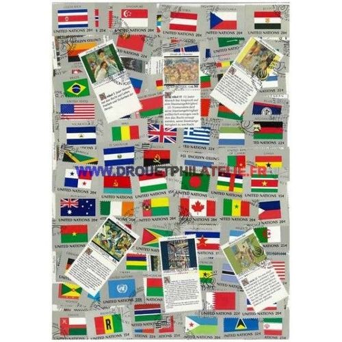 Nations Unies 50 Timbres Differents
