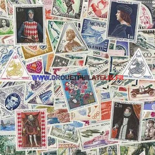Monaco - Lot De 25 Timbres Differents