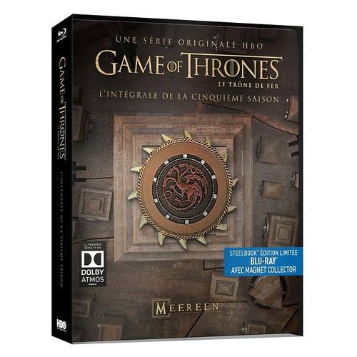 Game Of Thrones (Le Trône De Fer) - Saison 5 - Steelbook Édition Limitée - Blu-Ray + Magnet Collector