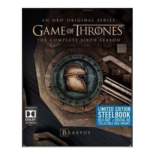 Game Of Thrones (Le Trône De Fer) - Saison 6 - Steelbook Édition Limitée - Blu-Ray + Magnet Collector