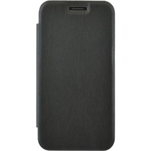 Bigben Connected Folio - Étui À Rabat Pour Téléphone Portable - Cuir Doux - Noir, Transparent