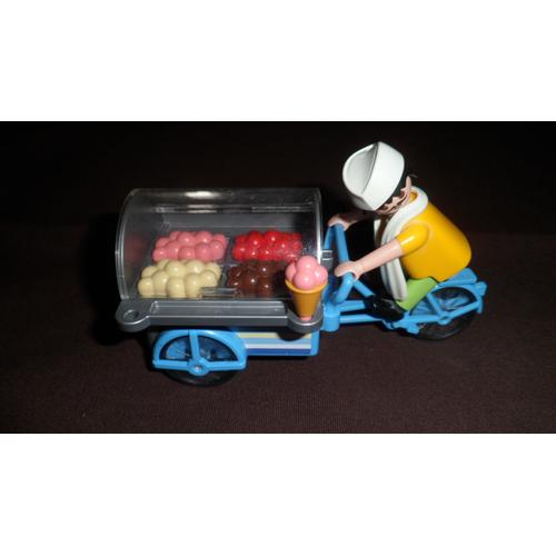 jouet enfant vendeur de glace - playmobil multicolore garcon
