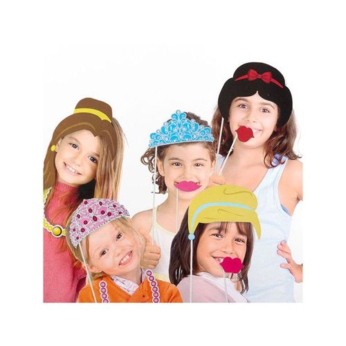 Accessoires Princesse Pour Photos Amusantes (Pack De 12)