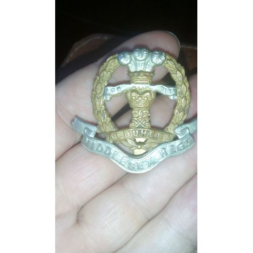 Insigne Béret Britannique Middle Sex Régiment 