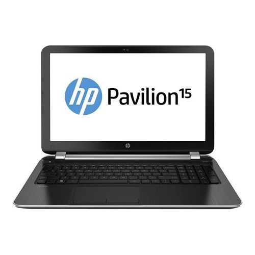 HP Pavilion 15-p034nf - Core i3 4030U / 1.9 GHz - Win 8.1 64-bit - 4 Go RAM - 750 Go HDD - DVD SuperMulti - 15.6" 1366 x 768 (HD) - GF 830M - argent naturel, dessin lignes brossées horizontales