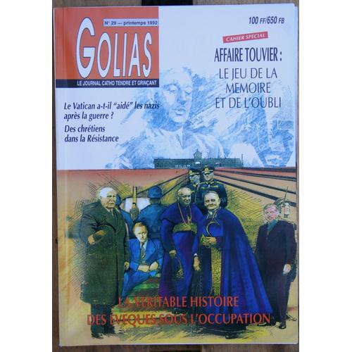 Golias Magazine  N° 29 : La Veritable Histoire Des Eveques Sous L'occupation