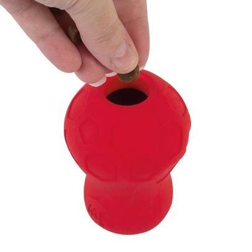 Jouet Pour Chien Tumble Teez Distributeur Jw Rouge Taille : Médium - Jw