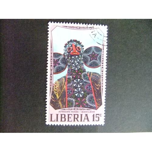 Liberia 1971 Masques Africains ( Bamileké ) Yvert Nº 517 º Fu