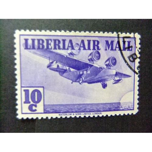 Liberia 1938 Trimoteur Yvert Nº Pa 12 º Fu