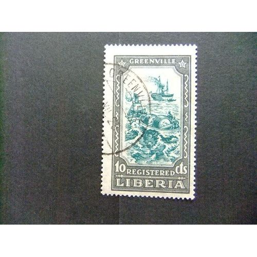 Liberia 1924 Greenville Yvert Nº S 36 º Fu