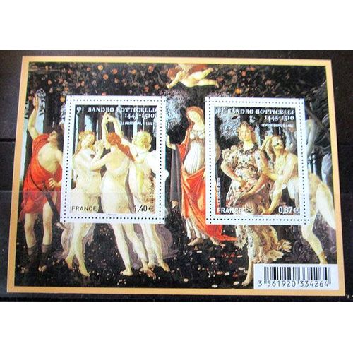2010. Feuillet 3518: Feuillet Botticelli.