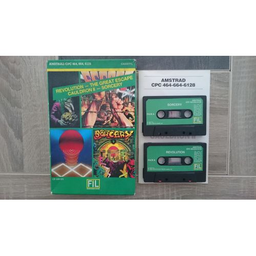 Coffret De 4 Jeux Amstrad
