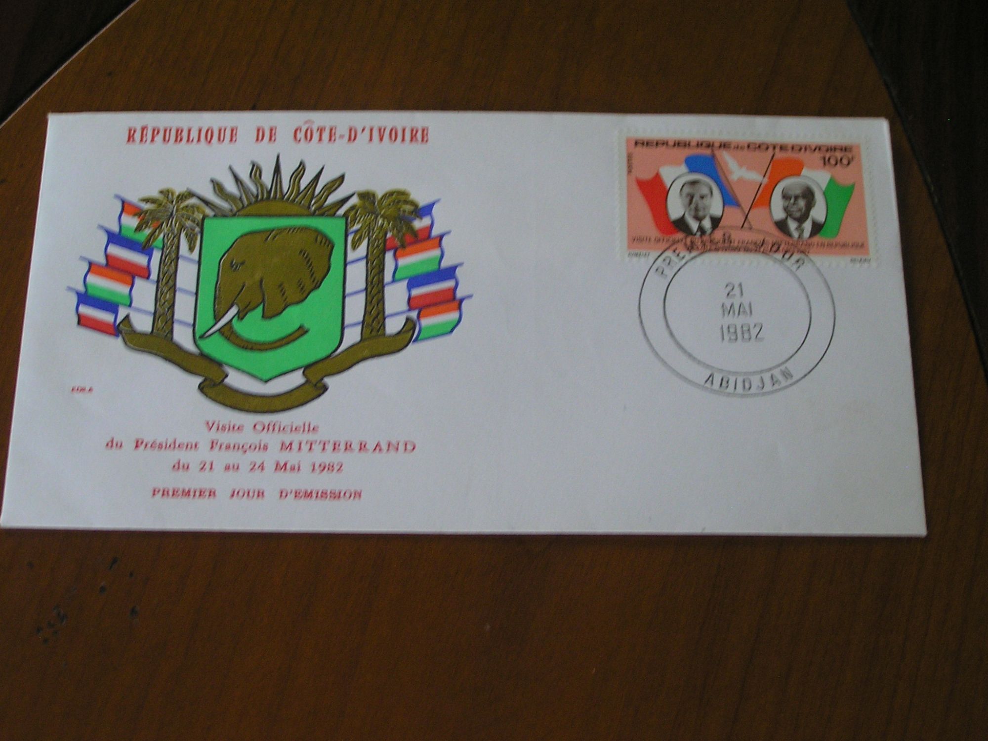 Enveloppe 1er Jour - République De Côte-D'ivoire - 1982