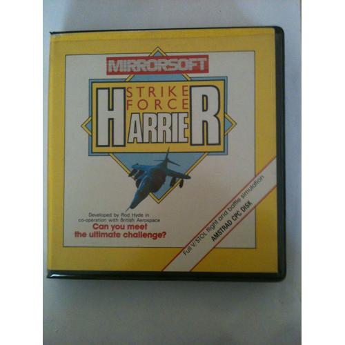 Strike Force Harrier Amstrad Cpc Disquette Mirrorsoft Complet